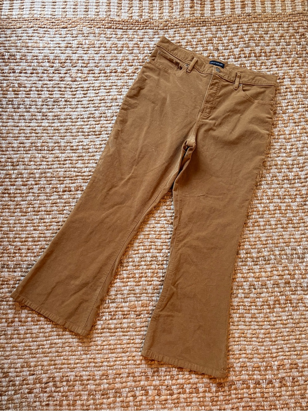 Lucky Brand Stevie High Waist Corduroy Flare Jeans. Vintage 70s 80s retro